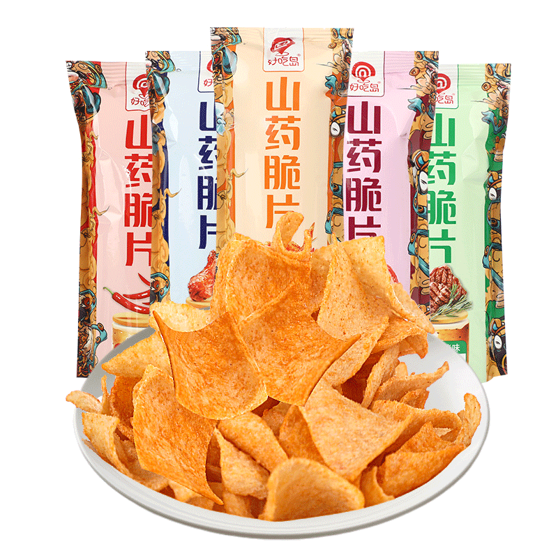 好吃岛山药脆片 10袋（约300g）口味随机-z