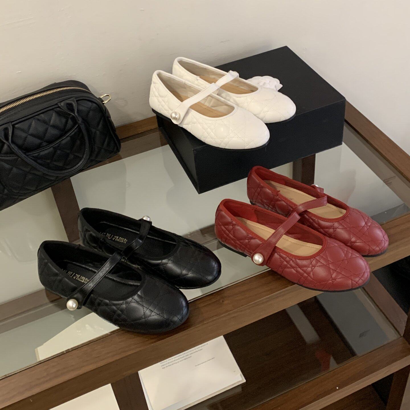 Nicole 法式复古小香风玛丽珍鞋2026新款一字带搭扣软底浅口单鞋