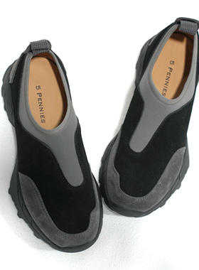 5 PENNIES YD设计师款秋冬季休闲百搭撞色一脚蹬休闲鞋52511231