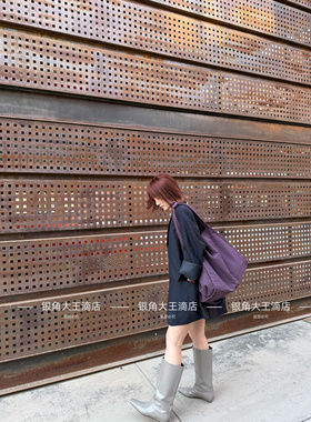 「银角大王」紫色为尊山系托特包！大容量单肩斜挎托特包通勤