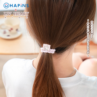 livheartkids可爱高弹力皮筋女大童头绳2025新款扎头发圈女童头饰