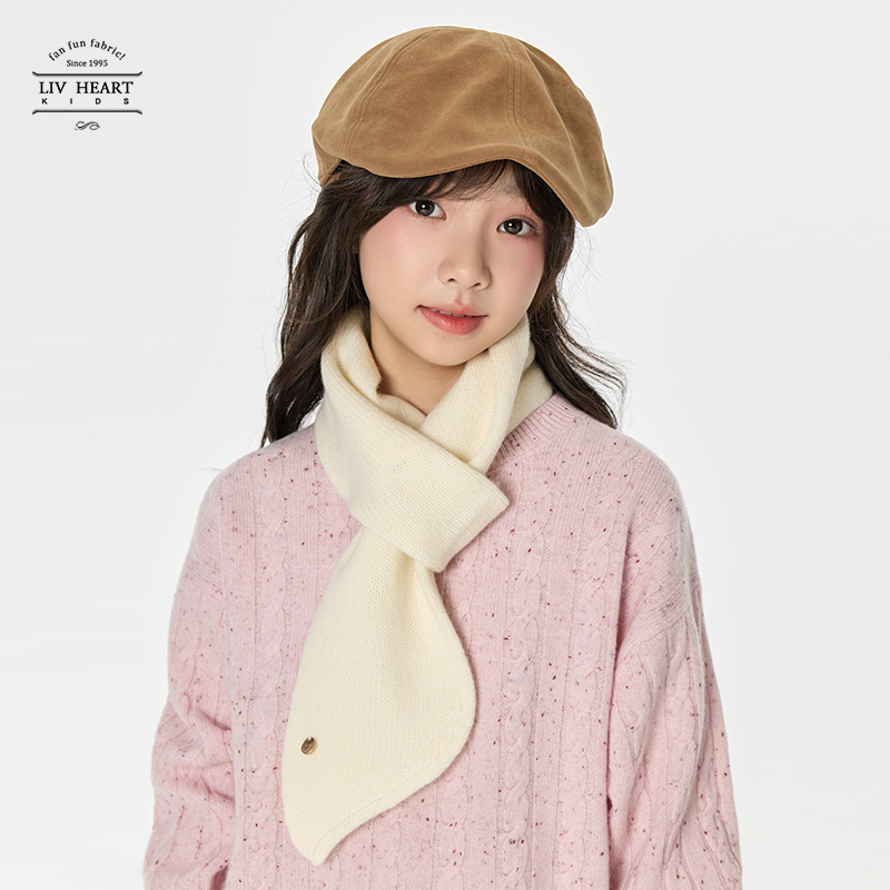 Livheartkids针织毛线女童围巾
