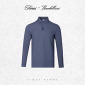 石墨碳素绒翻领POLO衫 HT42 男士 新款 商务通勤 冬季