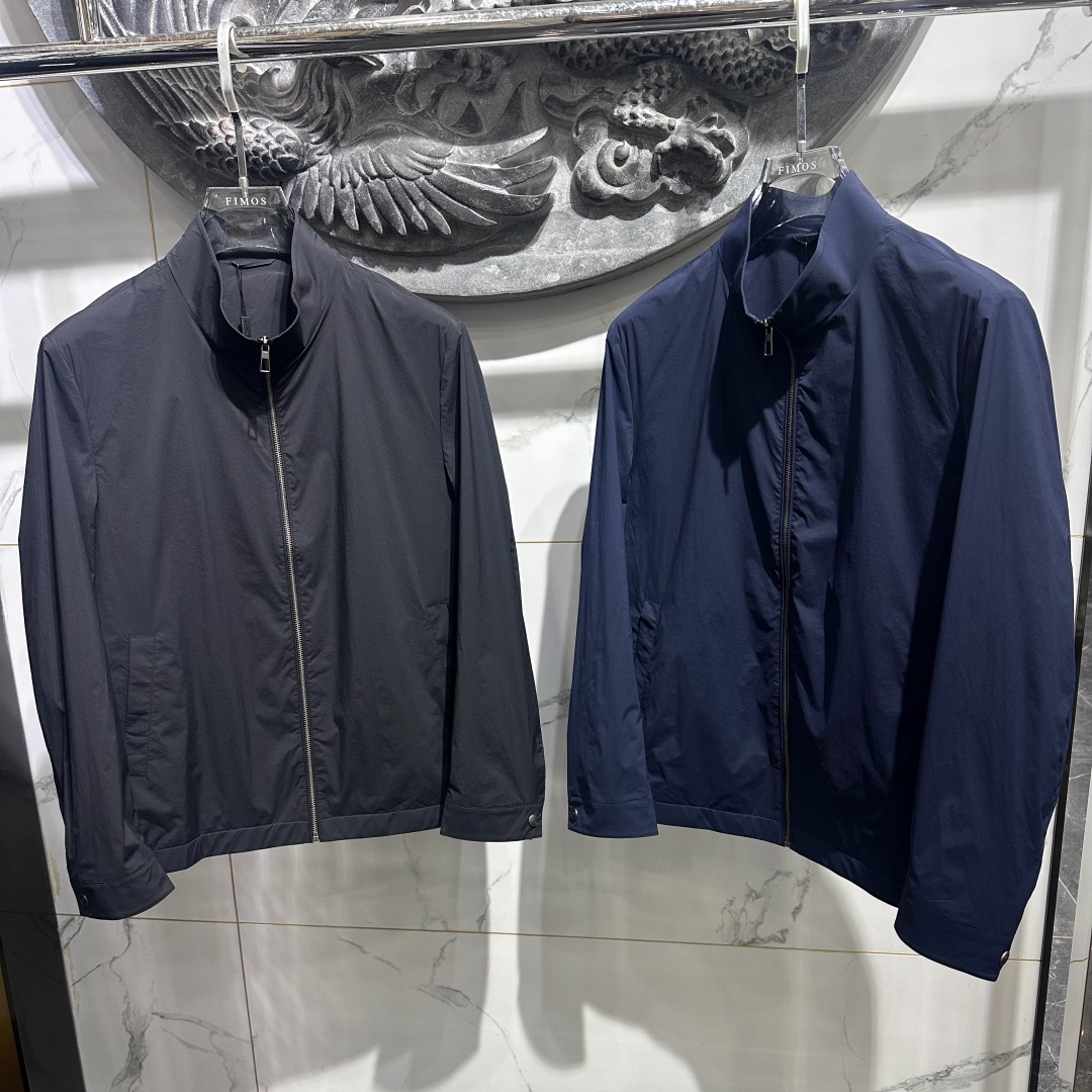 男士新款简约商务立领夹克 双色百搭通勤外套 LW21