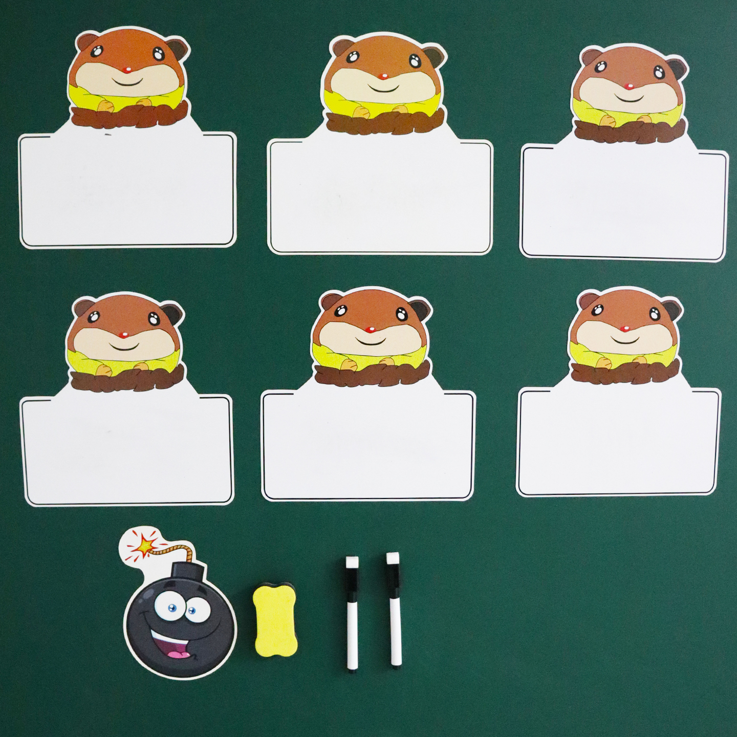 打地鼠认知游戏公开课磁贴教具