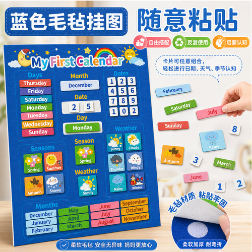 儿童英语单词启蒙挂图英语教具