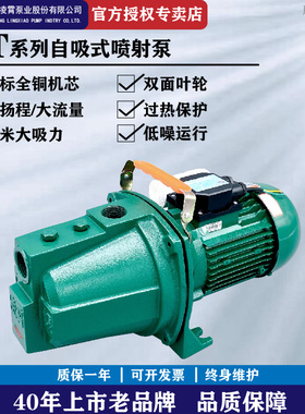 凌霄JET自吸泵家用全自动220V自来水增压泵大吸力抽井水喷射水泵