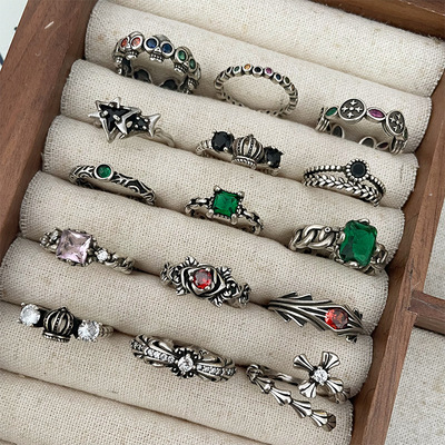 岚芷不掉色轻奢泰银饰品锆石