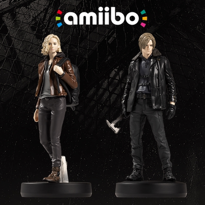 预售 恶灵古堡9安魂曲amiibo 生化危机9 里昂格蕾丝 正品周边手办