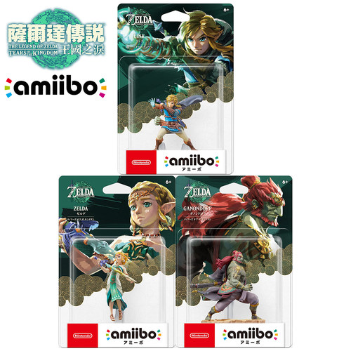 现货 任天堂Switch NS 塞尔达传说王国之泪 amiibo 林克加侬多夫