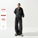 套装 吴童童加绒加厚连帽长袖 卫衣女秋冬韩系宽松显瘦保暖上衣长裤