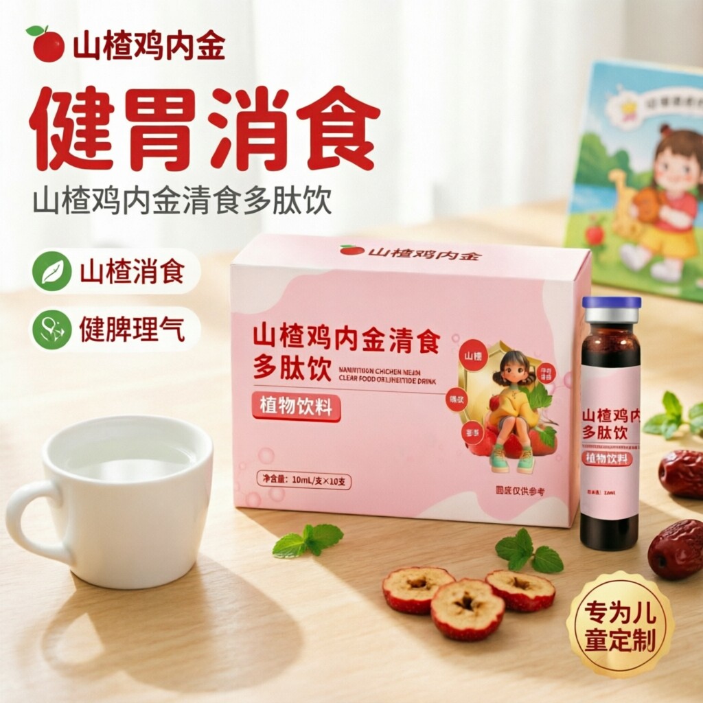 山楂鸡内金清食多肽饮爱吃饭儿童青少中老年成人男女消化橘皮麦芽