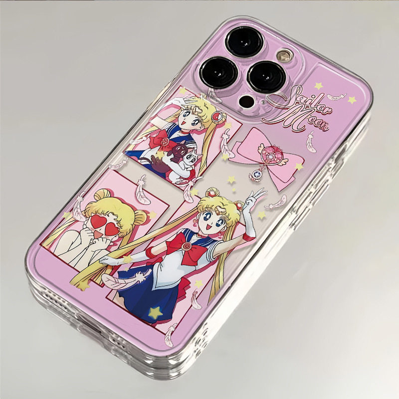 美少女战士新款手机壳适用于苹果iPhone15手机壳iPhone14pro防摔一加xr华为mate60透明vivo小米o