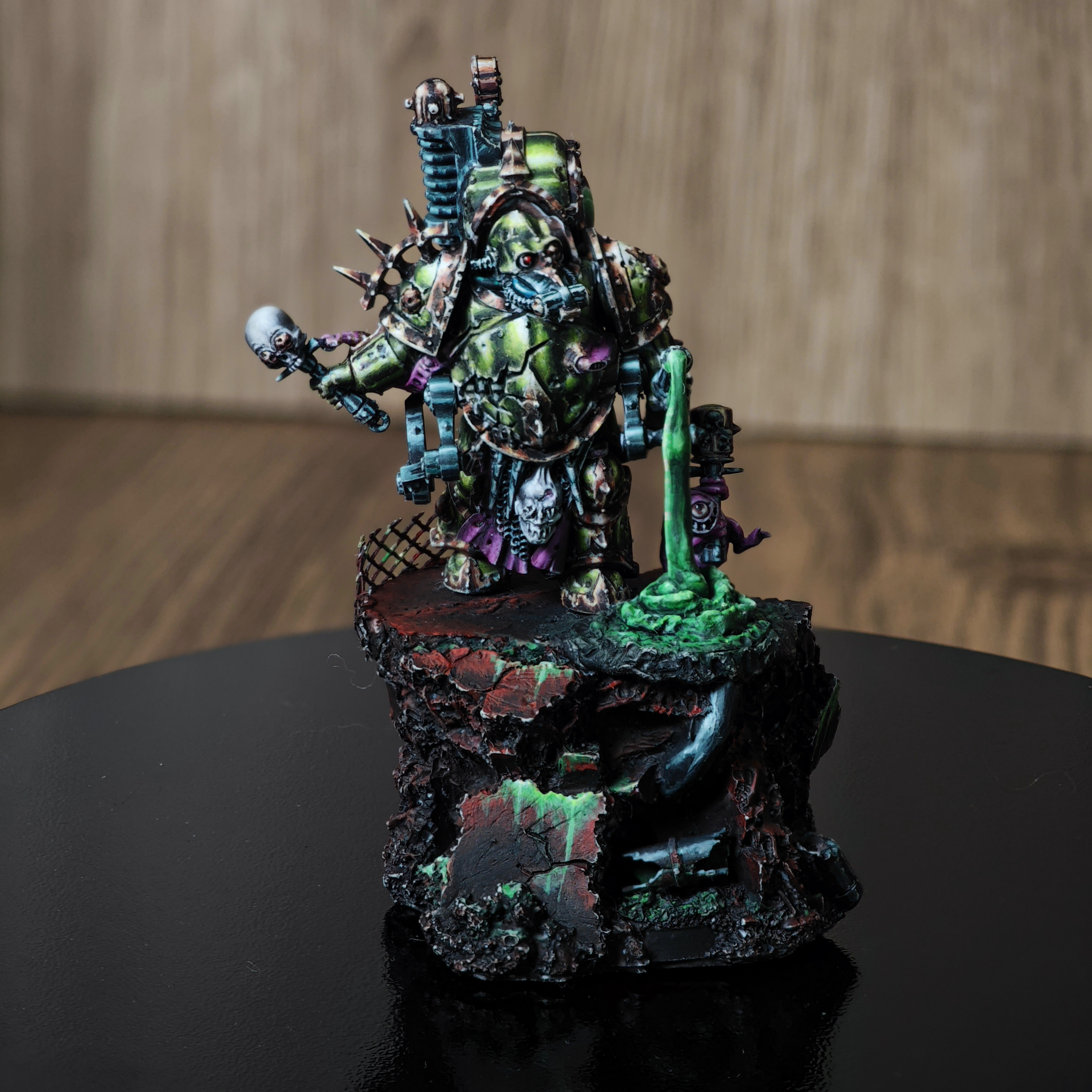 GW战锤40K涂装成品死亡守卫掷弹兵HQ特殊模型精致涂装成品NMM技法