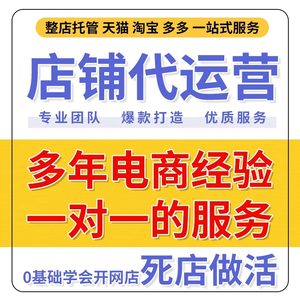 淘宝代运营网店托管店铺上钻s店铺直通车优化标题优化