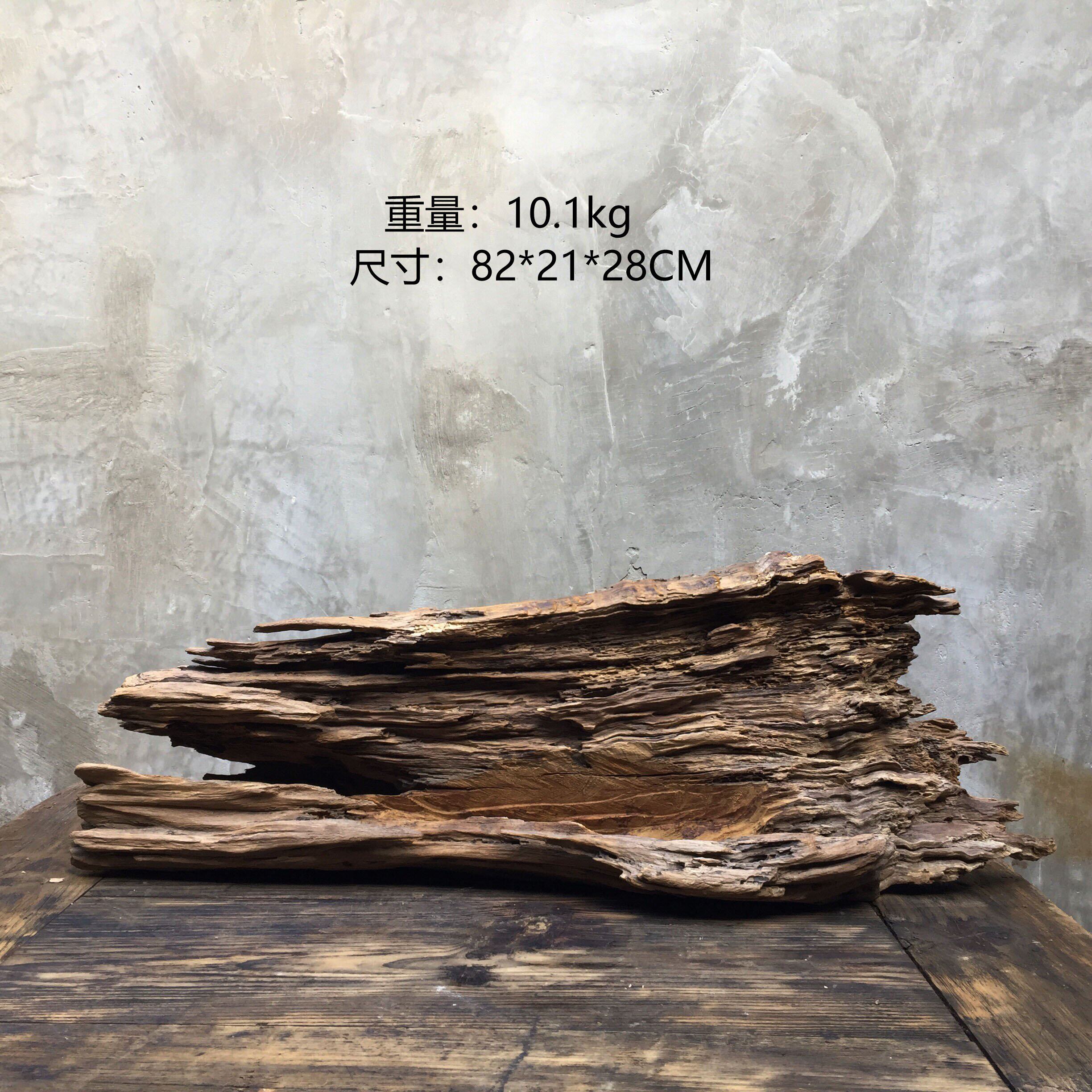 枯木风化木树根根艺根雕花盆绿植盆栽菖蒲多肉盆微景观造景微盆景