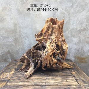 枯木风化木树根根艺花盆盆景盆