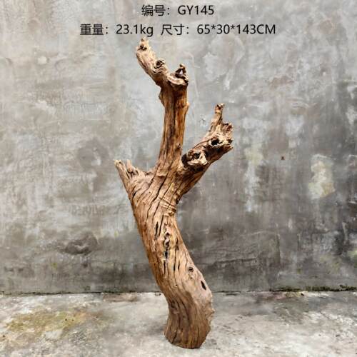 枯木风化木树根根艺根雕木头摆件