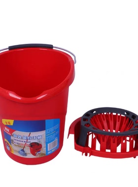 多功能水桶连拧干器耐用蓝色拖把头拧干器挤微拖把桶省力包邮送达