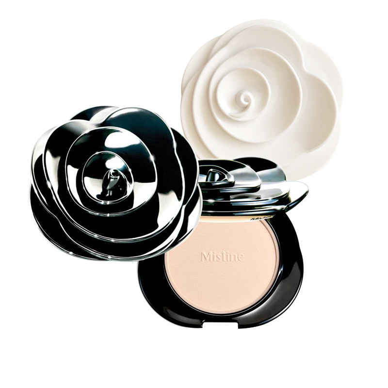 昆明~泰国蜜丝婷mistine五月花may遮瑕黑色粉饼 花瓣粉饼控油定妆