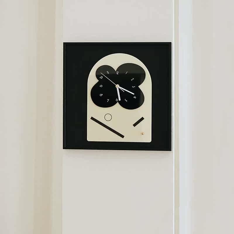 QINGDIN万年历2023年新款摆件创意家用客厅台钟日历可挂可摆钟表