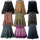 古着vintage复古秋冬款 原宿软妹森系A字裙毛呢少女显瘦半身裙Q6