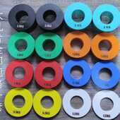 配重小杠铃片智能大孔健身025 0751kg哑铃片举重奥杆精准片