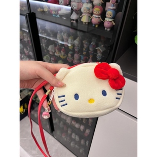 哈喽kitty公仔挂件玩偶小包包日本零钱包斜挎小背包卡通收纳包
