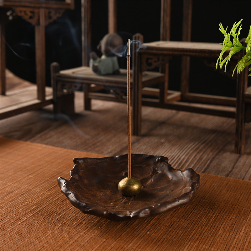 线香插粗陶仿古做旧中国风简约