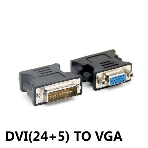 DVI 转 VGA 转换器 24+5DVI 公对 VGA 母电脑主机显卡显示器接头