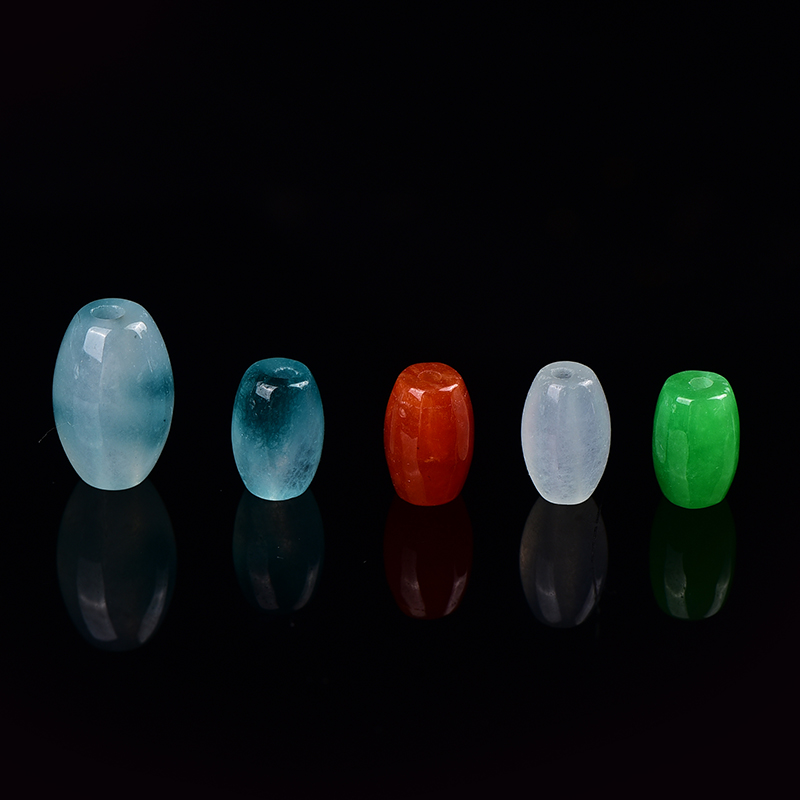 干青红翡翠白冰菠菜绿米珠桶珠