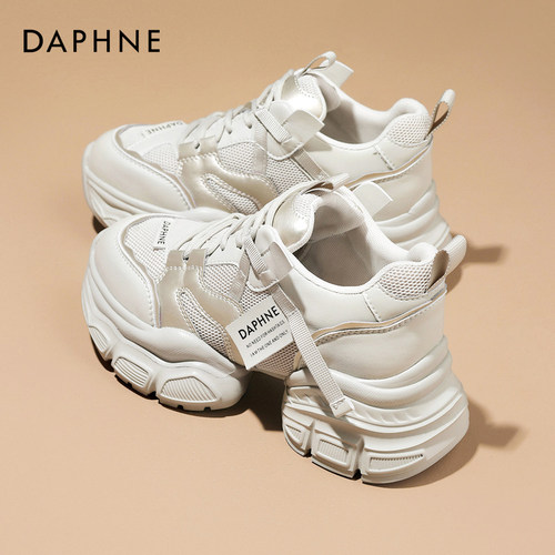 达芙妮爆款推荐！厚底增高老爹鞋