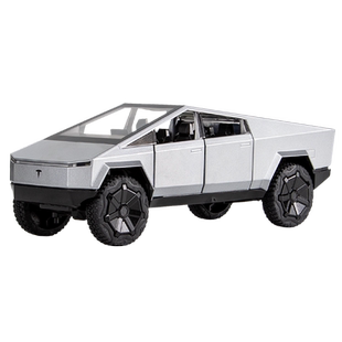 合金1:24玩具汽车特斯啦皮卡车模赛博皮卡车模型仿真摆件收藏货车