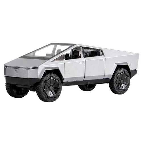合金1:24玩具汽车特斯啦皮卡车模赛博皮卡车模型仿真摆件收藏货车