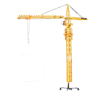 合金吊车模型塔式起重机1：50塔吊摆件大吊车工程车基建套装收藏