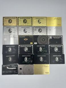 个性美国运通黑卡娱乐卡金属卡美国运通百夫长黑卡不锈钢卡香港