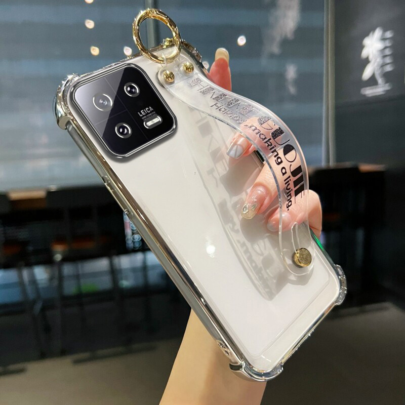 适用于字母腕带透明小米13Pro手机壳新款2210132C轻奢女款xiaomi13pro硅胶软壳13por自带镜头膜xm全包超薄款