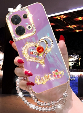 适用于OPPOReno8手机壳Pro/Pro+潮流高级感女新款PGBM10超薄全包镜头防摔PGAM10网红硅胶软壳PFZM00腕带ren08