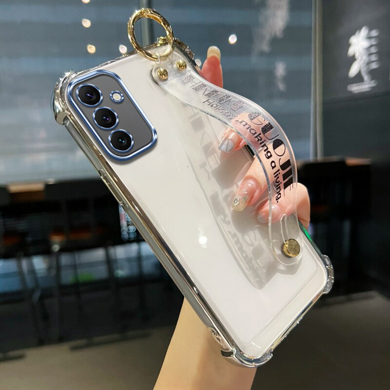 适用于字母腕带透明哈三星GalaxyS26手机壳新款s26Edge轻奢女款3星S26Ultra全包s24自带镜头膜salaxy网红高档