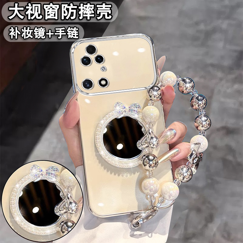 华为P50硅胶高颜值镜子保护套