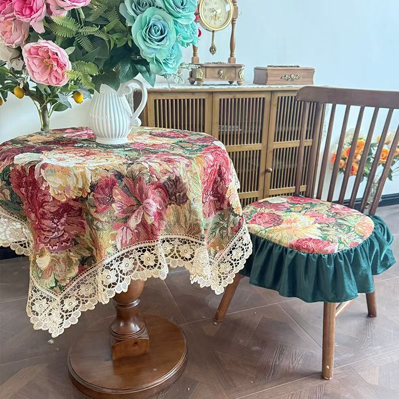 餐桌布方形台布茶几高级感盖巾布