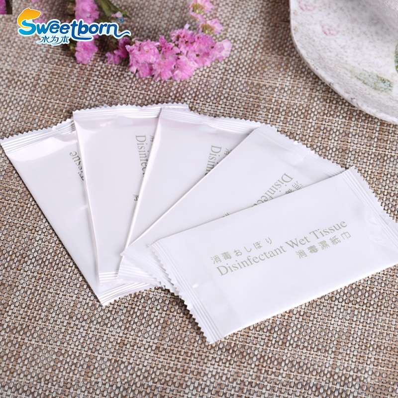 日文小包便携消毒湿巾独立包装