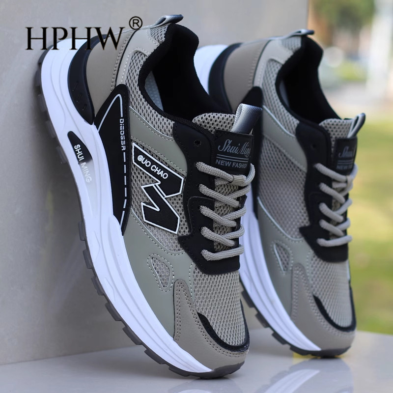 男鞋夏季镂空透气网鞋百搭休闲软底防滑老爹跑步鞋洞洞凉鞋