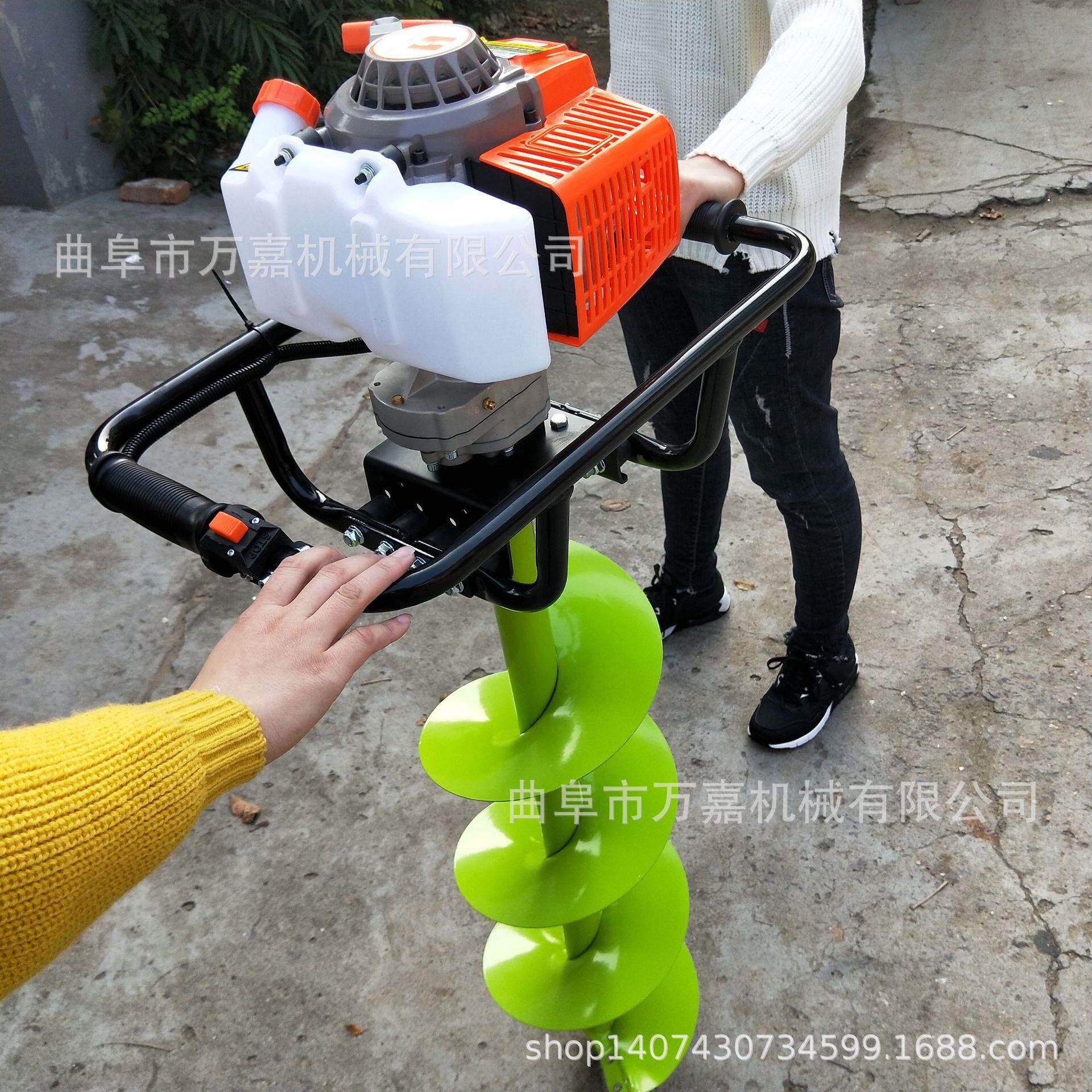 便携式植树挖坑机 柴油地钻机 埋桩打眼机 园林绿化种植挖窝机