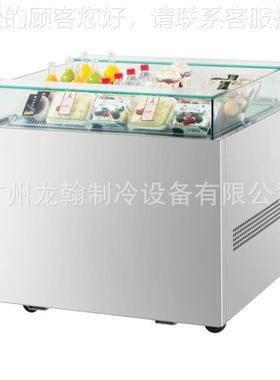 开卧商用三明放治寿冷藏柜甜品司式保鲜柜西点74155展示柜