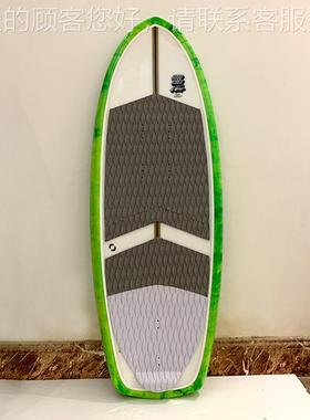 跨境俱乐成部竞滑水冲浪板人技比赛s水上运动滑板可定10785制up水