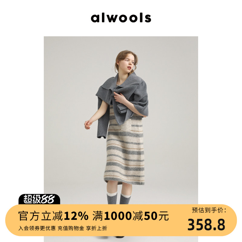 alwools宽松A字版型圆领图片