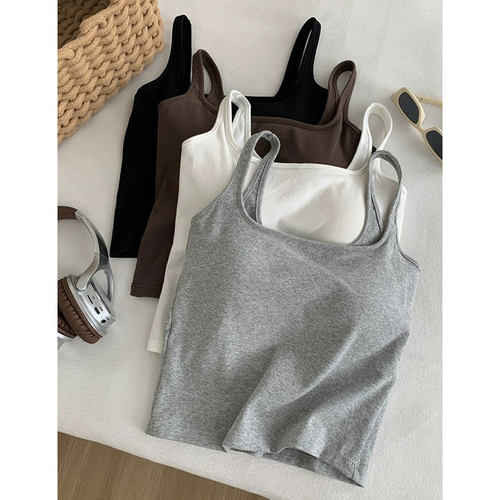 【送运费险】美背方领吊带背心女