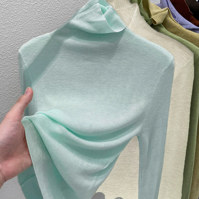 【送运费险】洋气薄荷绿高领