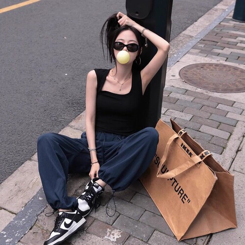 【送运费险】遮副乳宽肩吊带背心